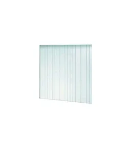 Ultima Occasione Parete posteriore della legnaia woodstock 230 argento metallizzato - biohort. 35022